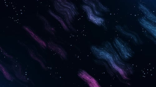 Abstract Wavy Purple Blue Glowing Motion Background