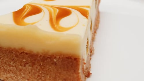 Close Up of a Slice of Cake