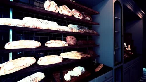 Scrumptious Bakery Showing Abundance of Fresh Baked Goods