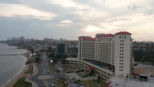 Mozambique Maputo drone footage 4K