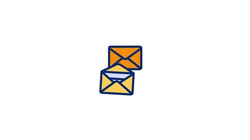 Animated Flat Design Envelopes Mail Message Icon