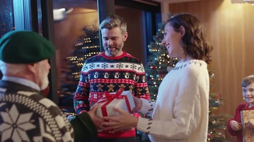 Family Exchange Gifts on Christmas Holiday