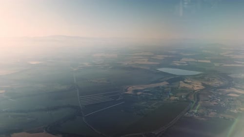 Sunrise over Clouds Aerial