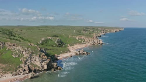 Littoral de Wild Beach on the Sea