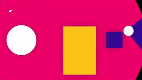 Dynamic Abstract Geometric Transition with Modern Shapes