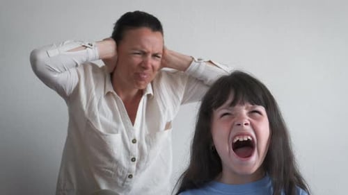 The Child Screams Loudly