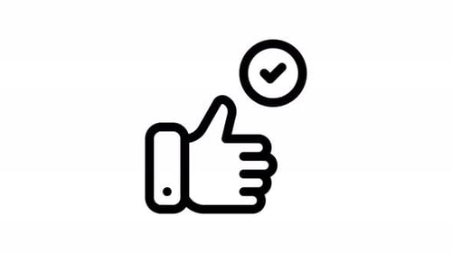 best line icon animation