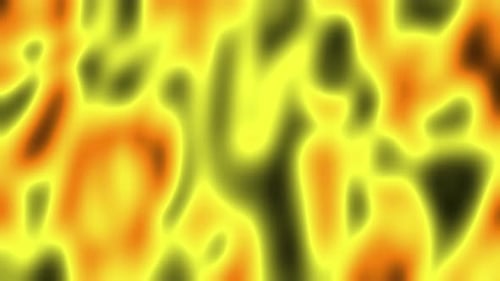 Yellow and orange fractal noise gradient animation