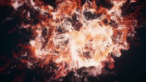 Fluid Abstract Particle Energy Burst Loop Background