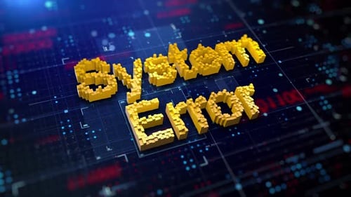 Pixelated Word System Error