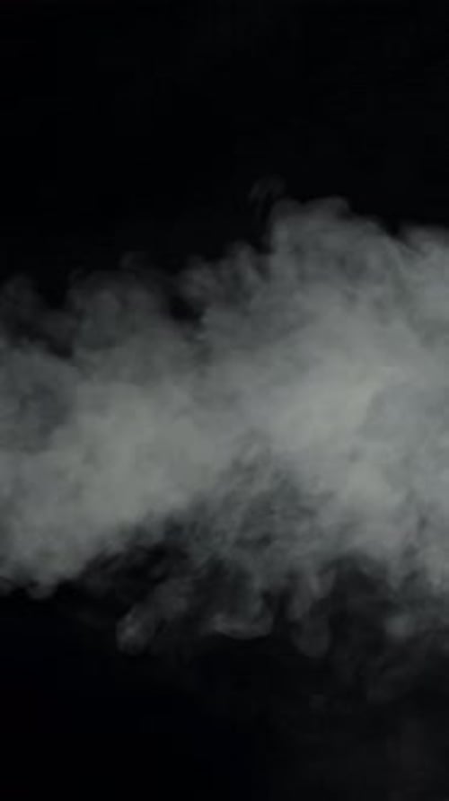 White Smoke Filmed on a Highspeed Camera at 1000 Fps