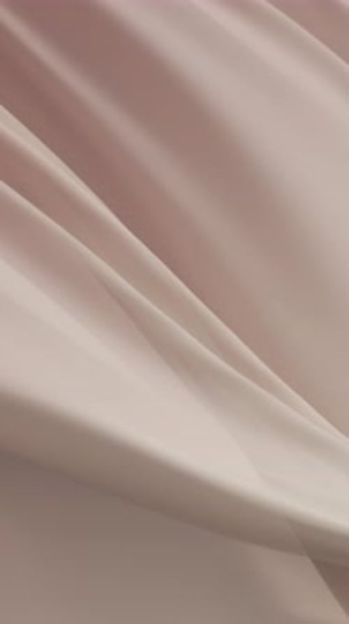 Soft Pink Flowing Fabric Background Loop
