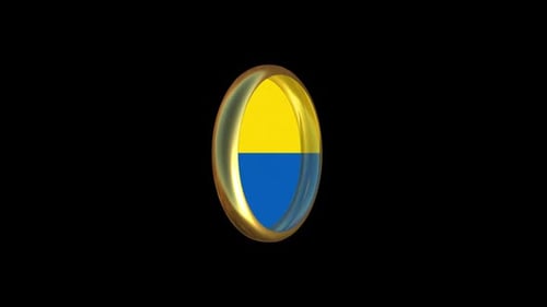 Animation der Flagge der Ukraine