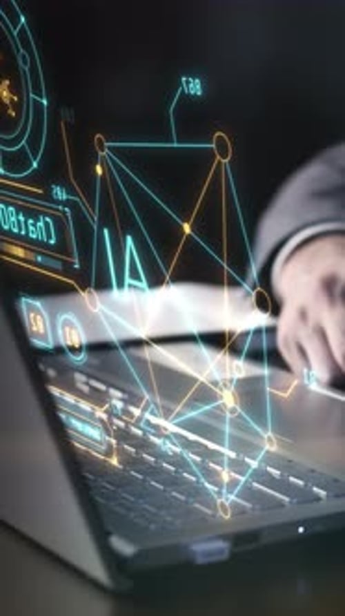 Working with Artificial Intelligence on a Laptop