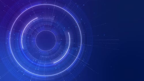 Blue Futuristic Pattern for Modern Scifi Concept HUD Circle Interfaces High Tech Concept Element