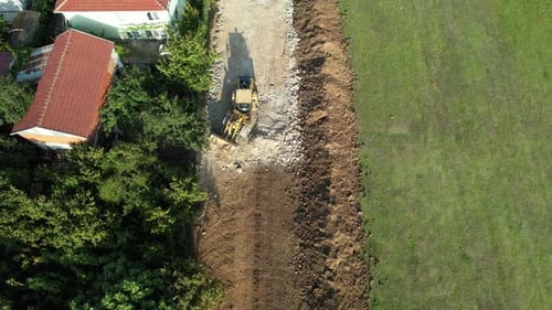 Bau von Luftstraßen