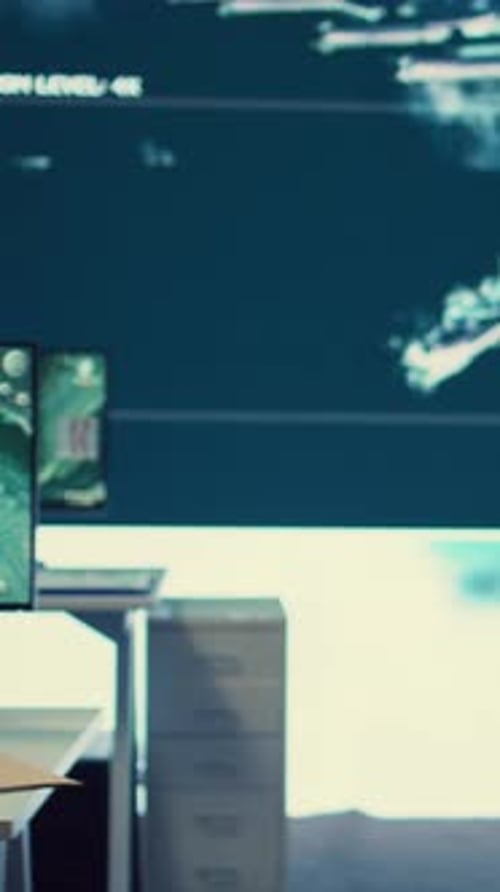 Urban Control Center with Advanced Technology and Surveillance