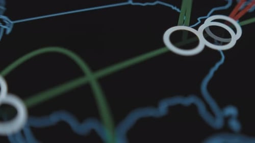 Dynamic Network Map Animation for Technology Presentation