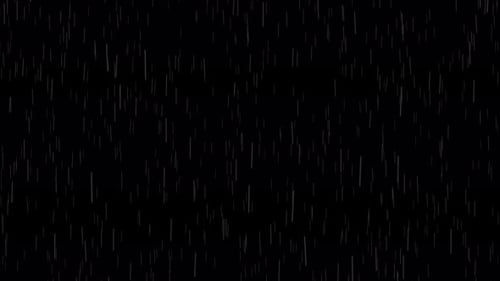 Falling Rain Effect Alpha Channel Loop