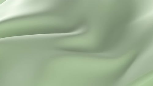 Abstract Tenderness Green Silk Background Luxury Wave Cloth Satin Pastel Color Fabric Milk Liquid