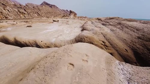 coastal mountain in tropical nature landscape of sea side beach in iran the summer recreation travel