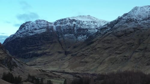 Les trois sœurs, Glencoe de Torren Lochan : images aériennes de droite à gauche.