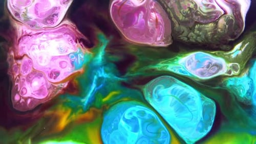 Abstract Liquid Art Motion Background