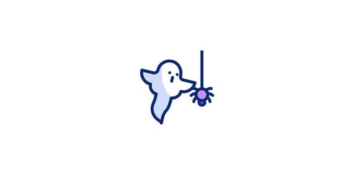 Animiertes Geistersymbol