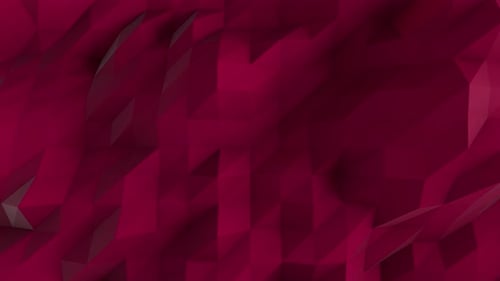 Dynamic Low Poly Red Abstract Geometric Background