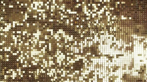 Golden Shimmering Sequins Wall Background Loop for Celebrations