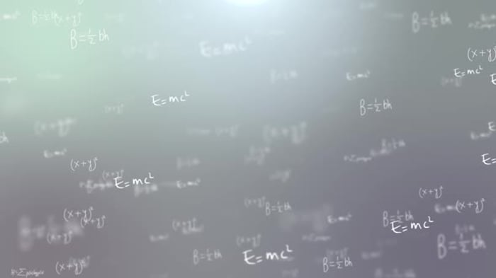 Dynamic Scientific Formulas Floating Animation Background, Backgrounds ...