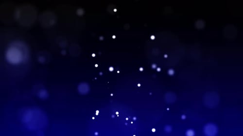 Blue Particles Background Loop