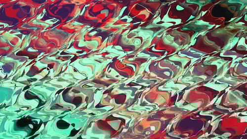 Dynamic Abstract Fluid Wavy Patterns Motion Background