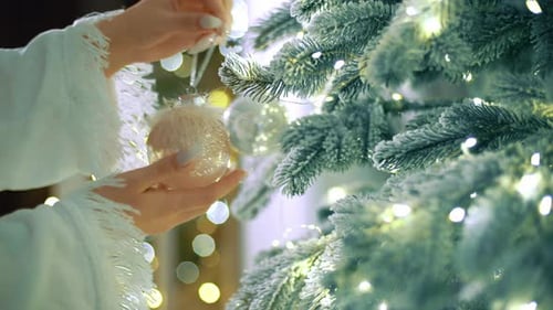Christmas Tree Decoration Process