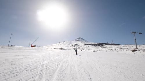Group Of People Skiing