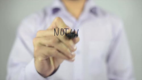 Writing Nothing is Impossible With a Pen