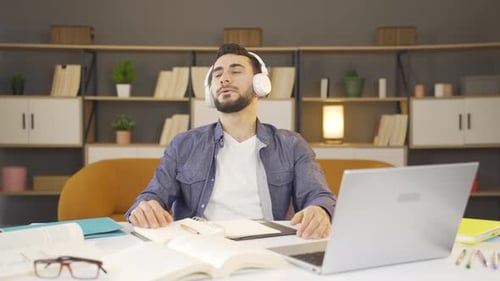 Business oriented home office worker.