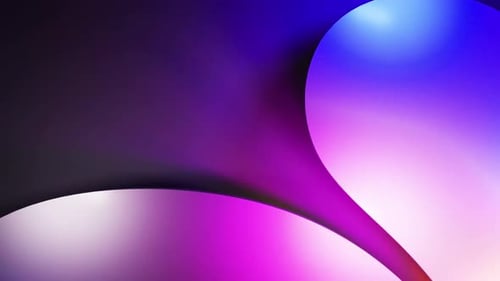 Animated Abstract Fluid Gradient Waves Background