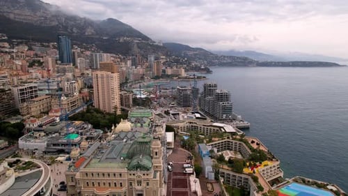 Discover beauty of Monte Carlo from above. This captivating drone footage showcases iconic skyline