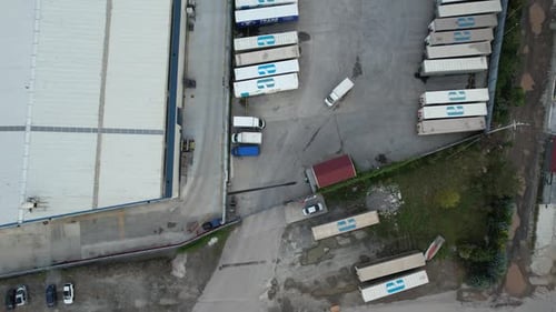 Aerial Truck Logistics Center
