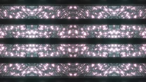 Symmetrical abstract pattern with glowing red lights