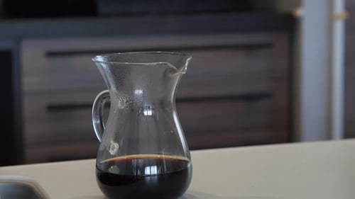 woman drinking coffee