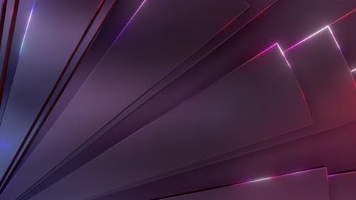 4k glänzende metallische Lüfterschleife 1