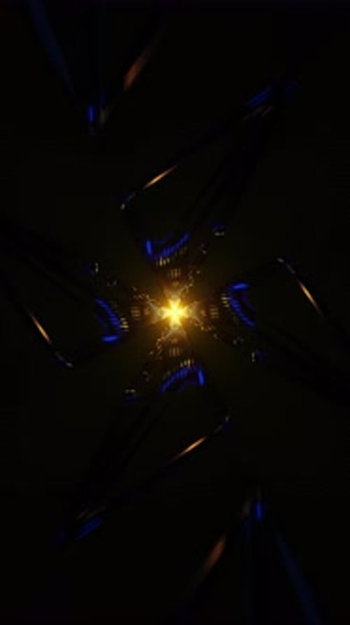 Vertical Video of Vibrant Abstract Waves Forming Geometric Patterns in Motion