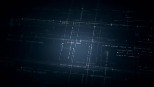 Futuristic Digital Grid Data Network Background