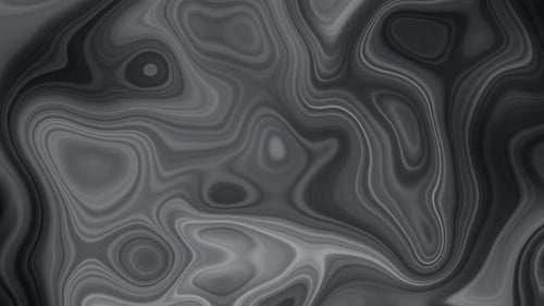 Abstract Fluid Black and White Organic Background Loop