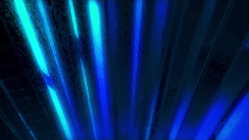 3D dark blue background with vertical blue stripes