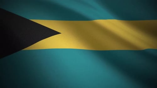 Bahamas Flag Cloth Simulation – Motion Graphics