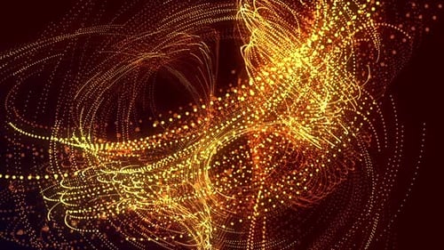 Abstract Background Of Gold Particles