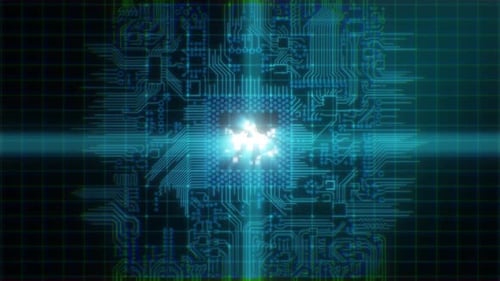 Danger Logo On Abstract Line Digital Technology Background V02